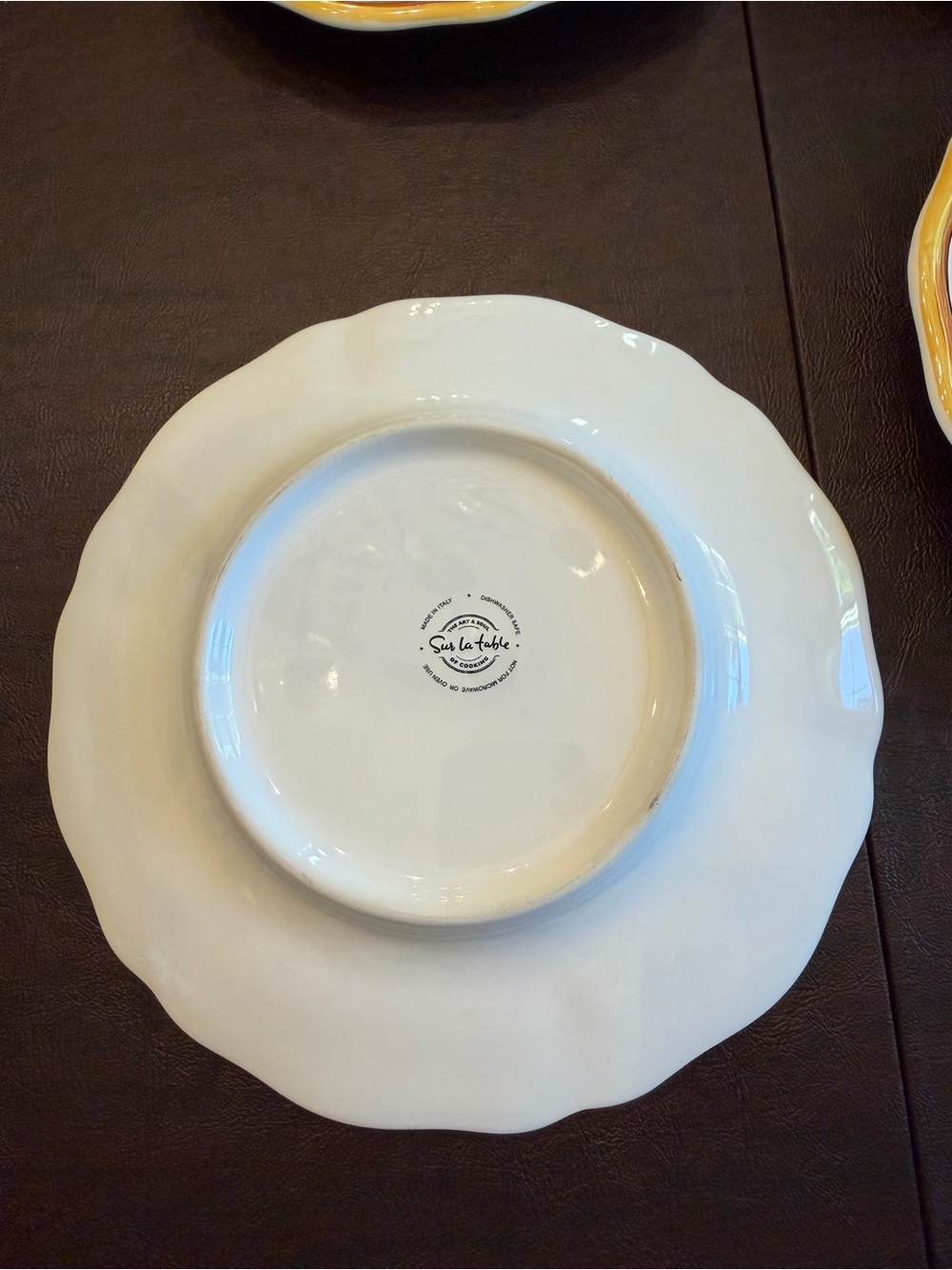 Sur la Table Nova Deruta Salad/Dessert Plate - Set of 3 (not 4) - Picture 4 of 8